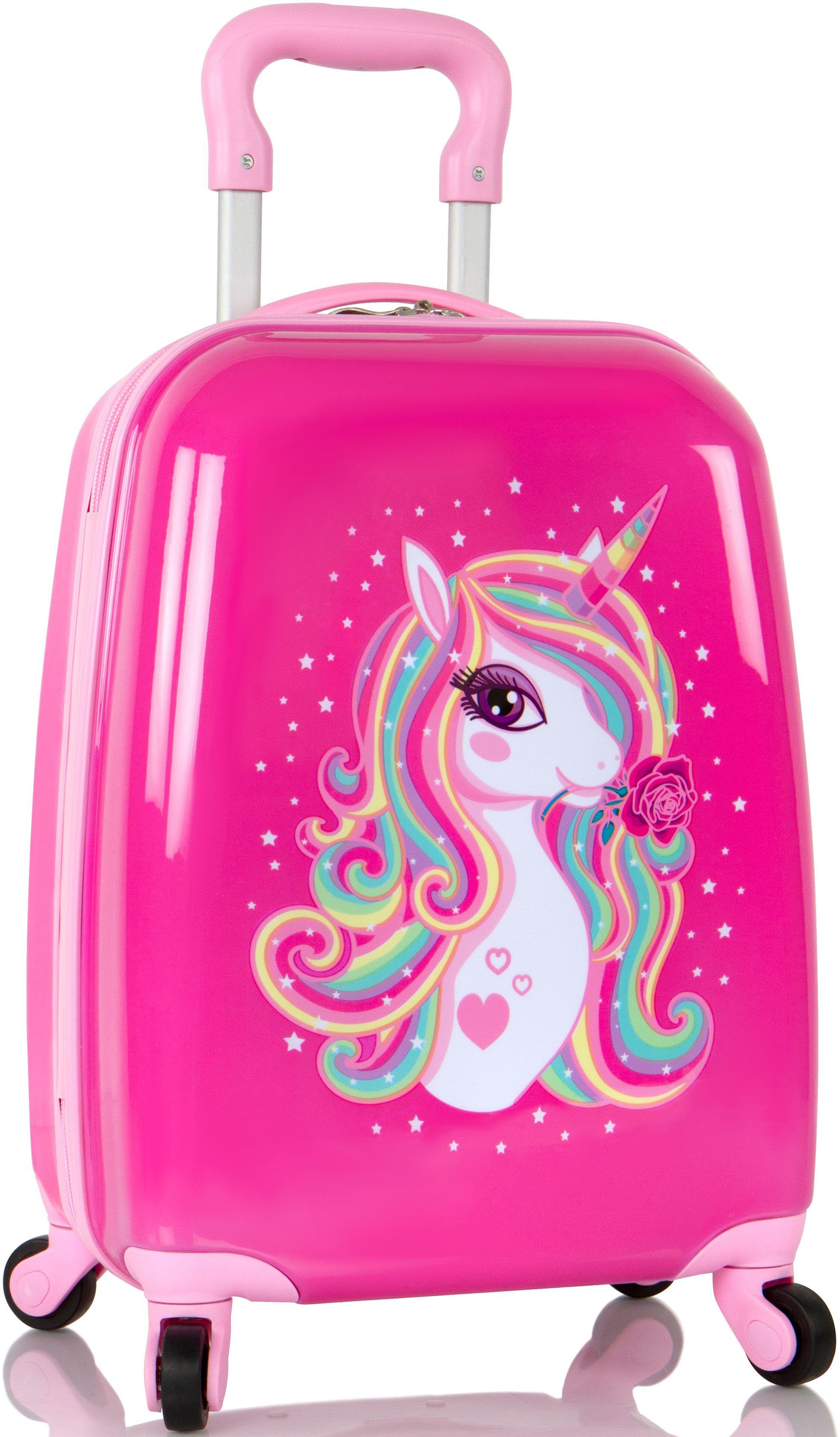 Heys Kinderkoffer Einhorn, Rosa, 4 Rollen