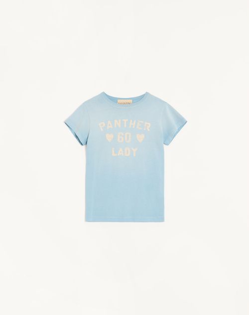 Camiseta de algodão estampada