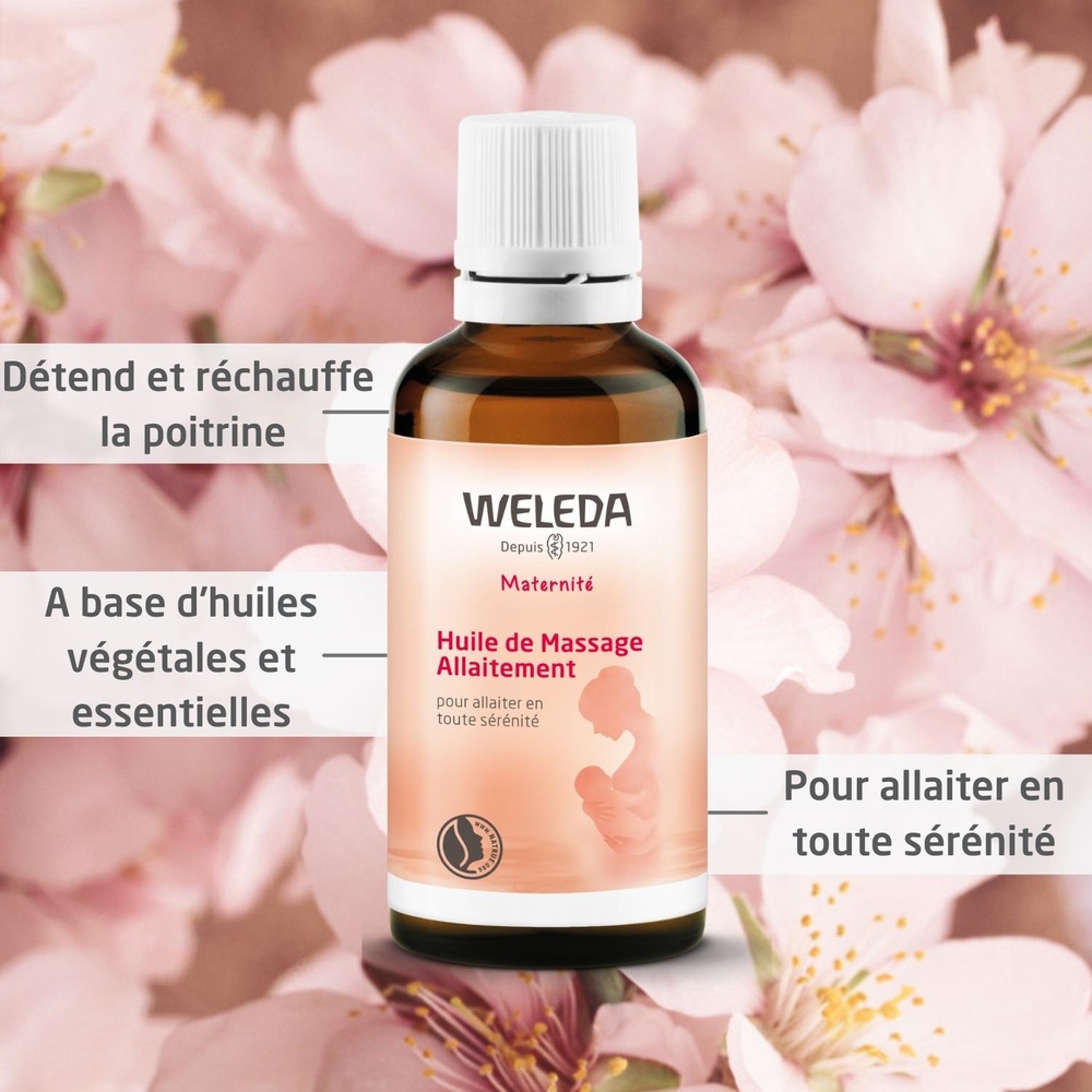 WELEDA Huile de Massage Allaitement - 50 ml Maternité