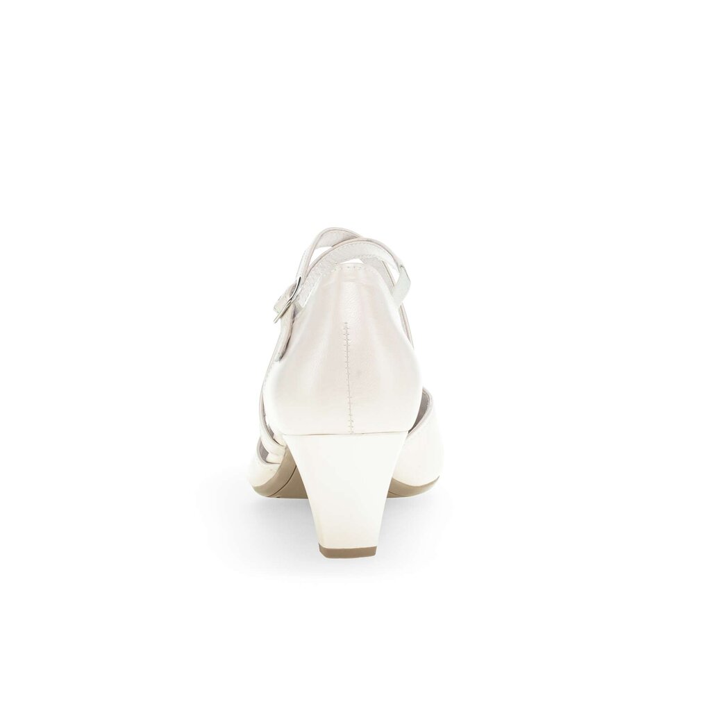 Gabor fashion Spangenpumps weiß