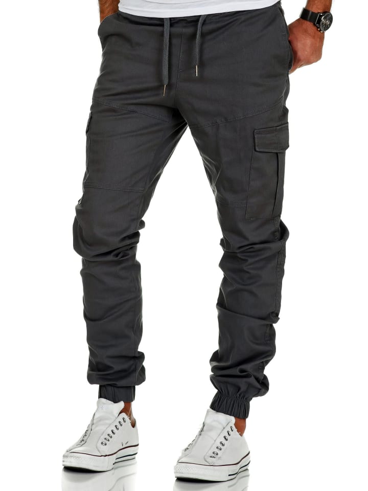 Amaci&Sons Cargo Jogger-Chino SAN ANTONIO in Anthrazit günstig kaufen