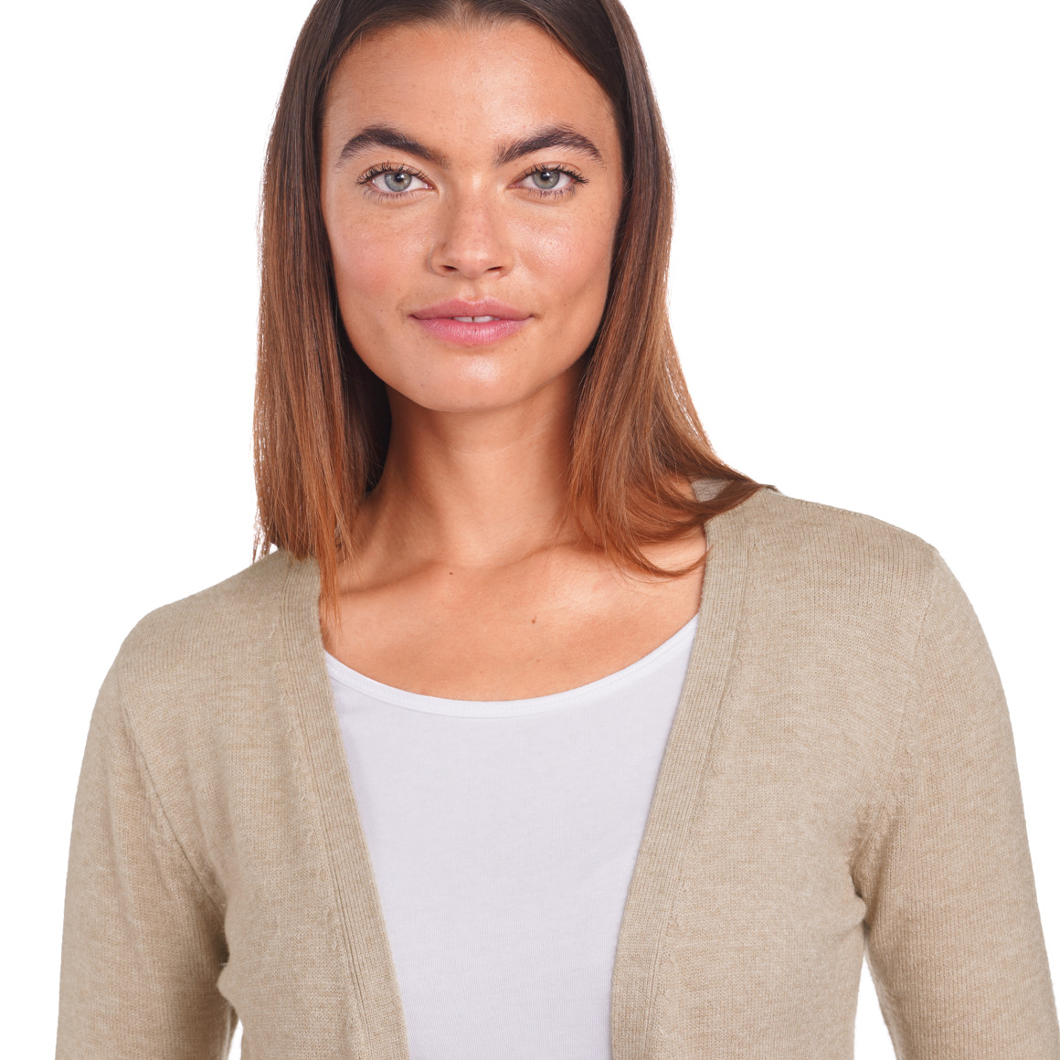 Damen Strickjacke mit zwei Einschubtaschen