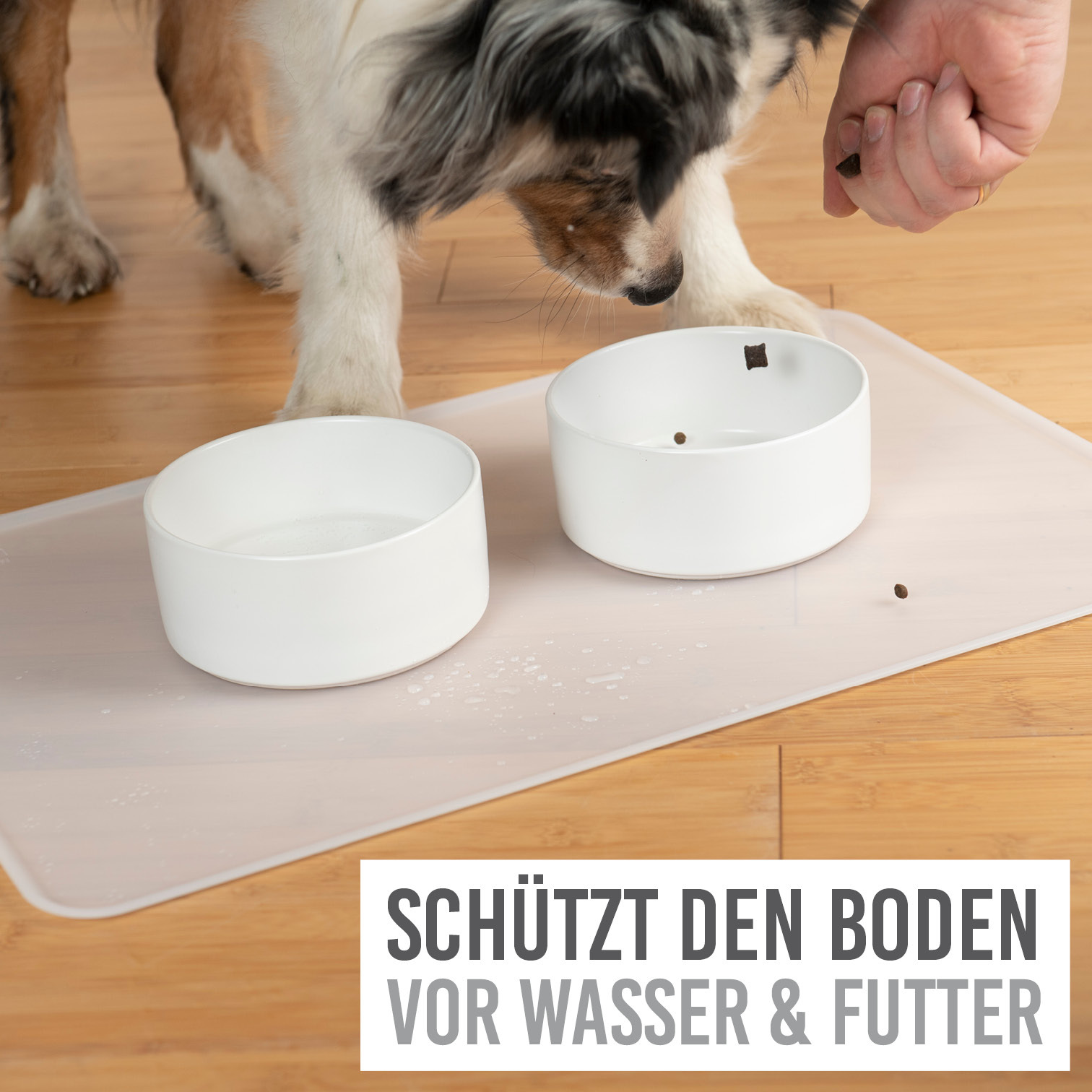 KaraLuna Futternäpfe KaraLuna Basic Napfunterlage 60x40 cm transparent L