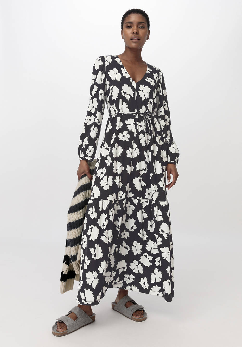 Midi-Kleid aus reiner Bio-Baumwolle