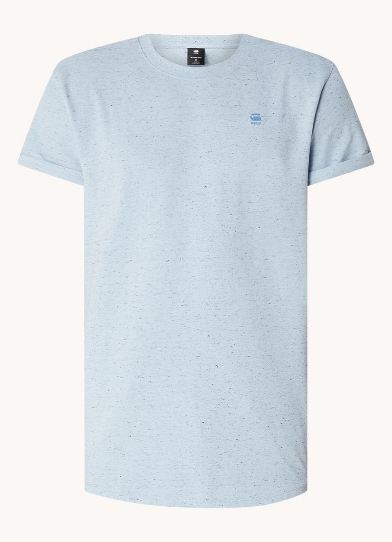 Tricou G-Star RAW Lash din bumbac organic cu logo brodat