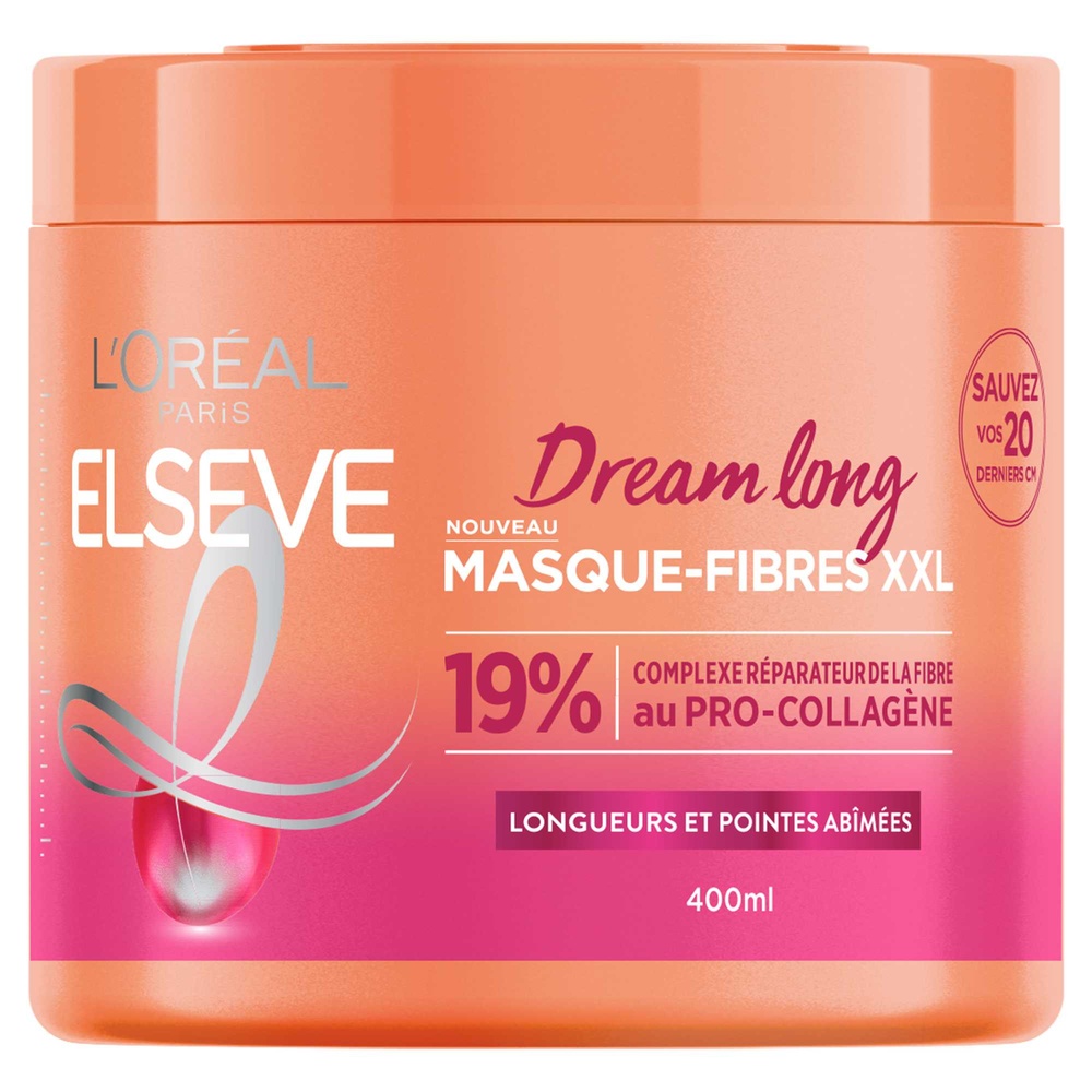 L'Oréal Paris Elseve Dream Long Masque-Fibres XXL pour longueurs et pointes abîmées