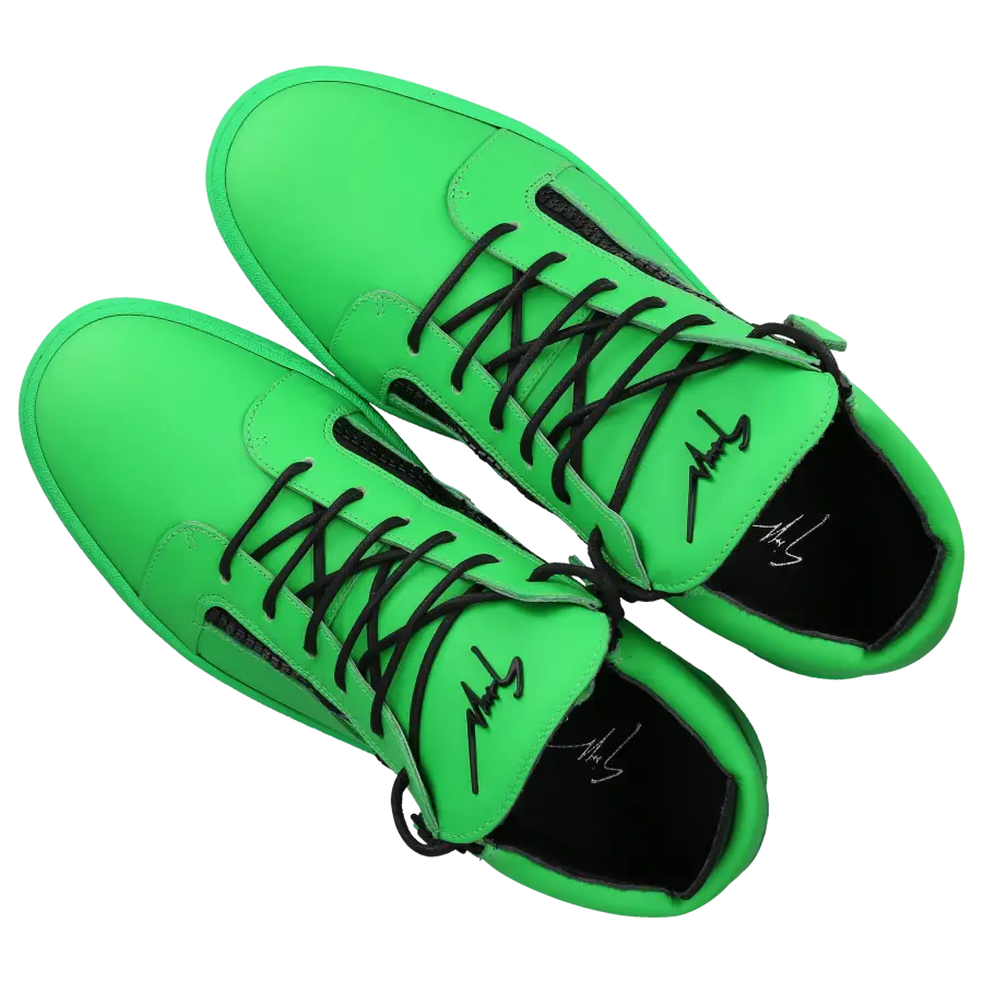 Giuseppe Zanotti - Sneaker high KRISS Kalbsleder - grün