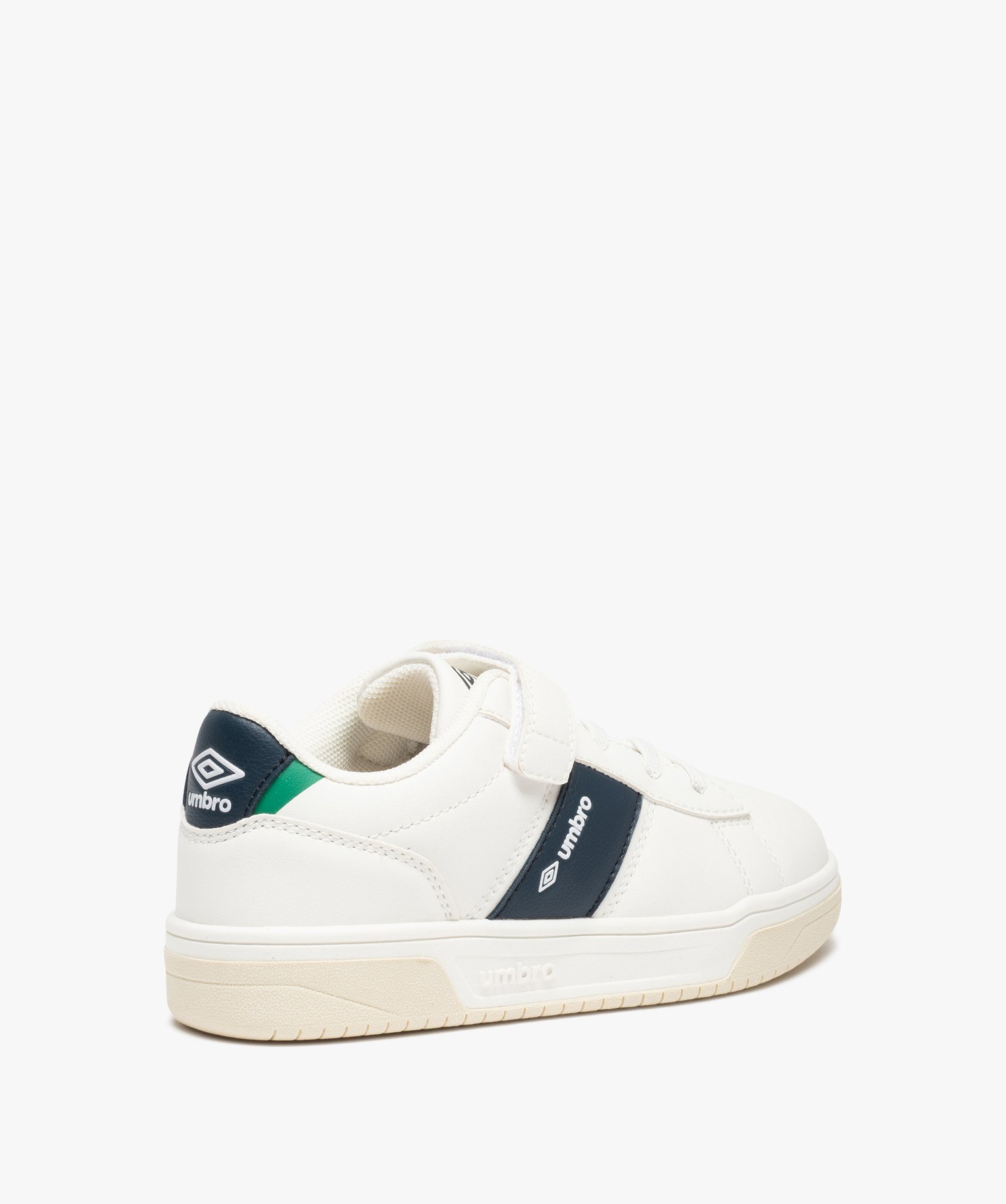 Baskets Garçon à lacets élastiques et scratch – Umbro N... blanc | GEMO