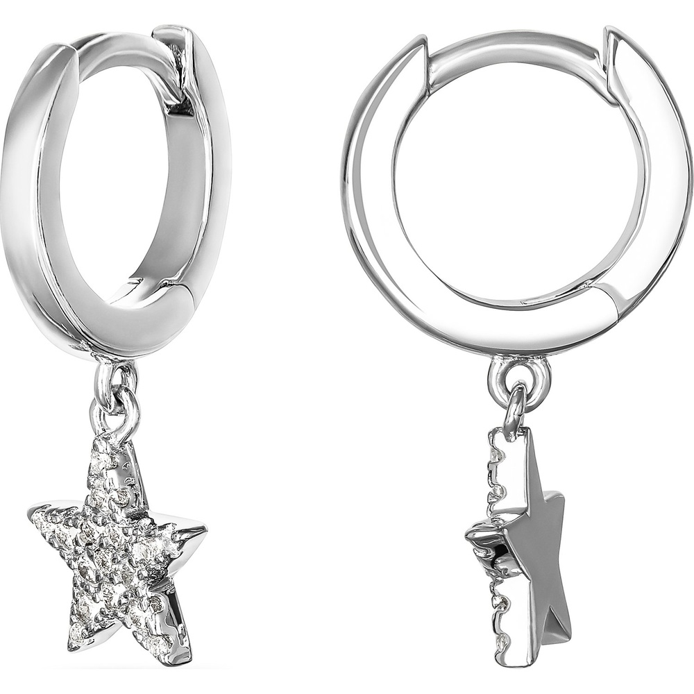 FAVS Créoles 925 Argent Boucles d'oreilles