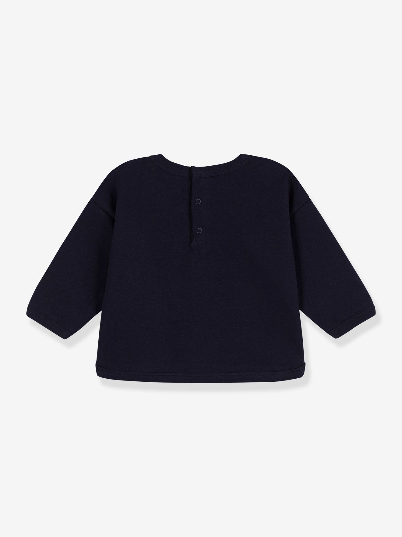 Sweatshirt en coton bio PETIT BATEAU bleu