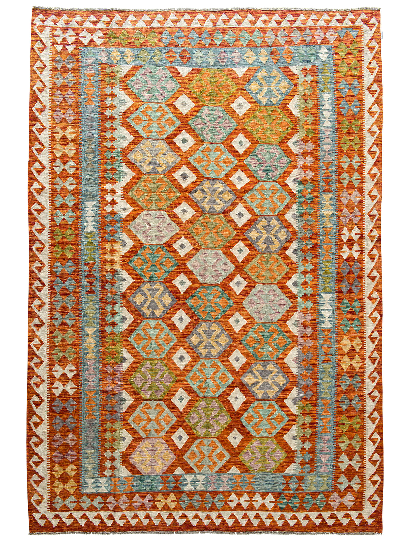Afghan Kelim ca. 197 x 287 cm, Unikat / Einzelstück
