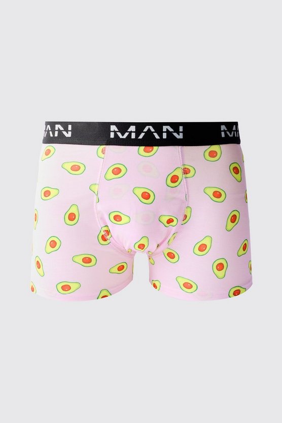 Man Boxershorts mit Avocado-Print