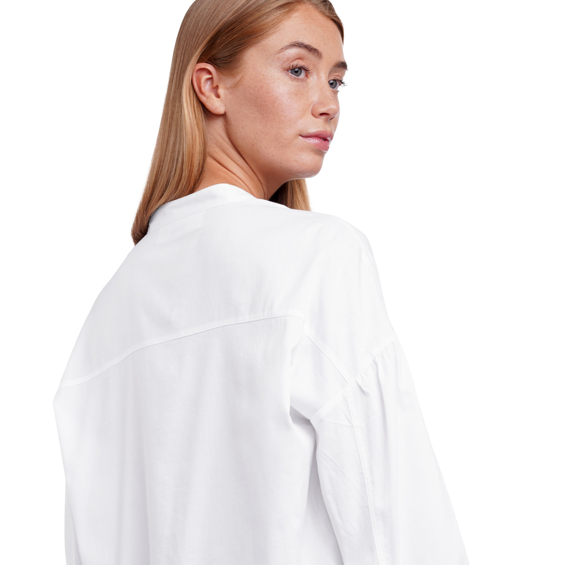 Damen Bluse mit Stehkragen