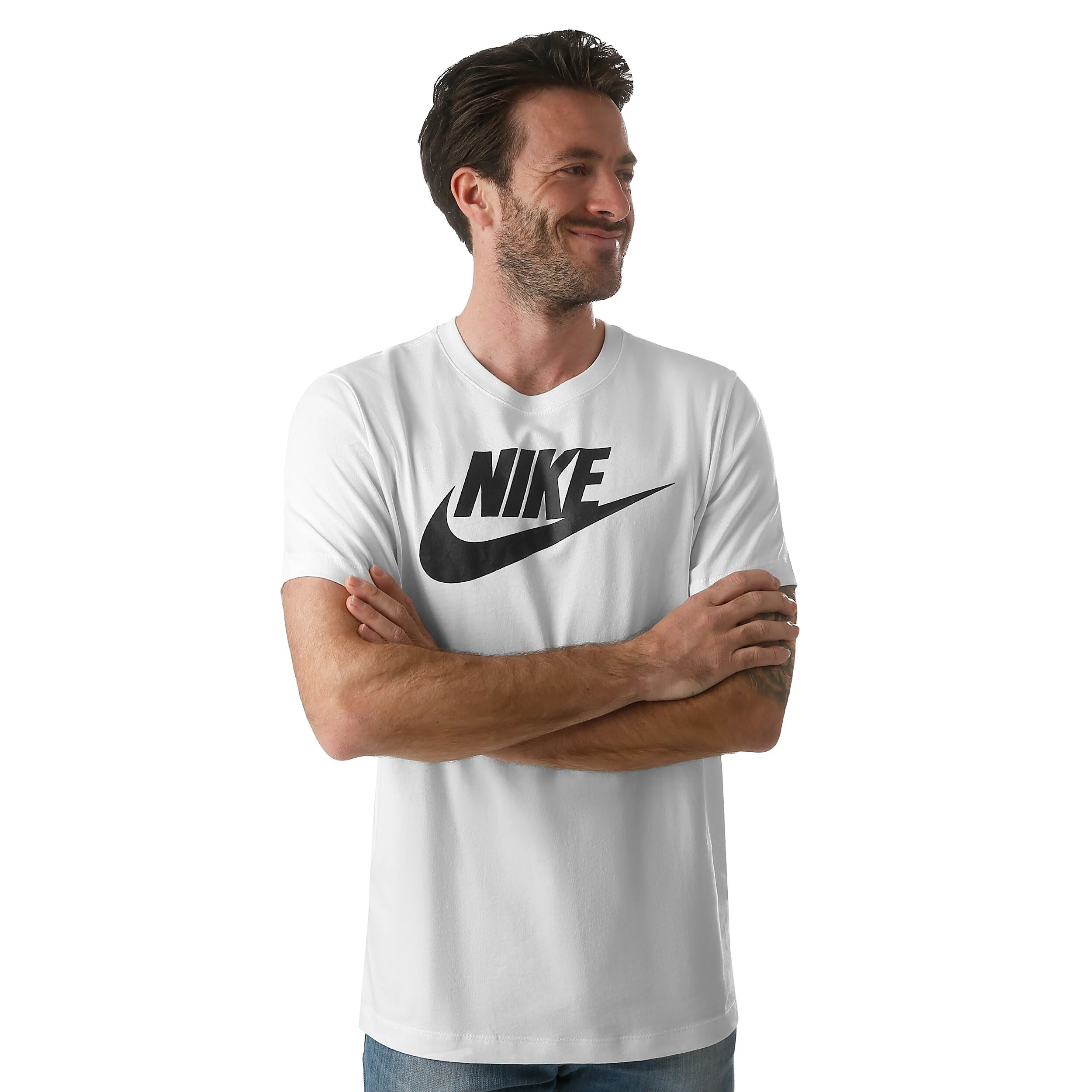 Sportswear T-Shirt Herren - Weiß, Schwarz