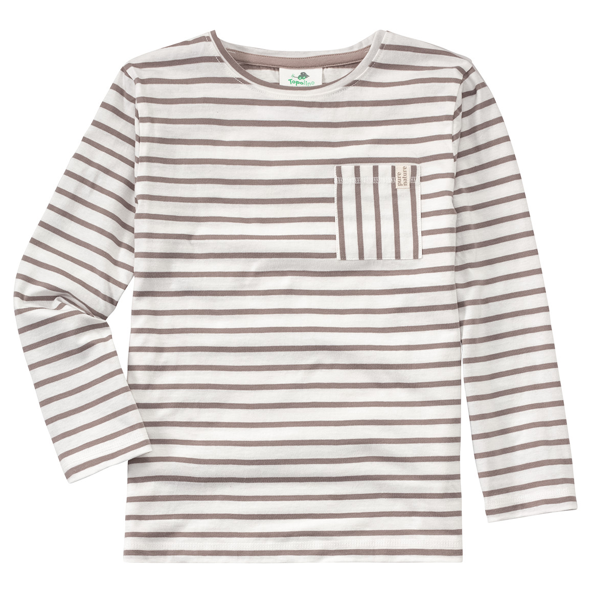 2 Jungen Langarmshirts mit Brusttasche