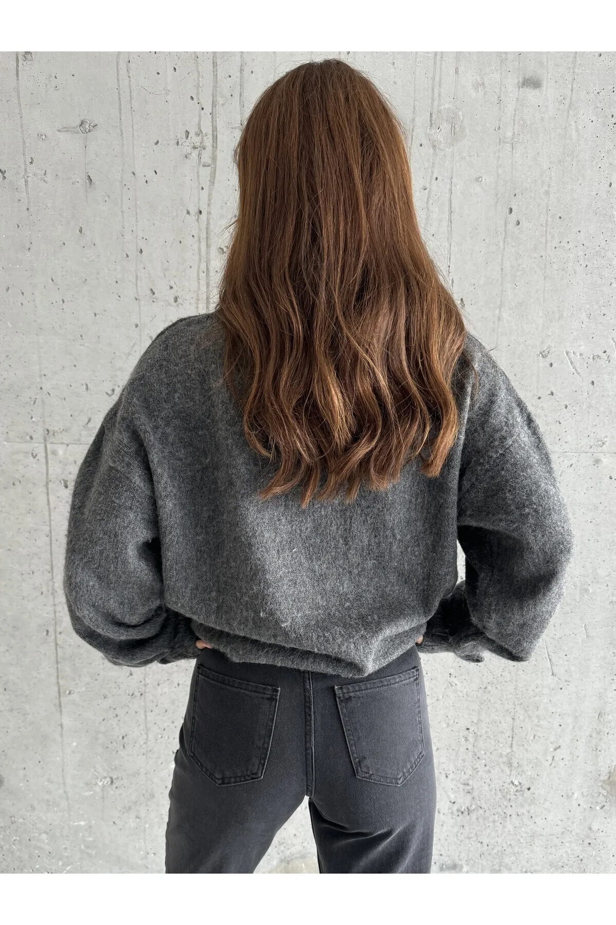 Laluvia  Pullover - Grau - Relaxed Fit