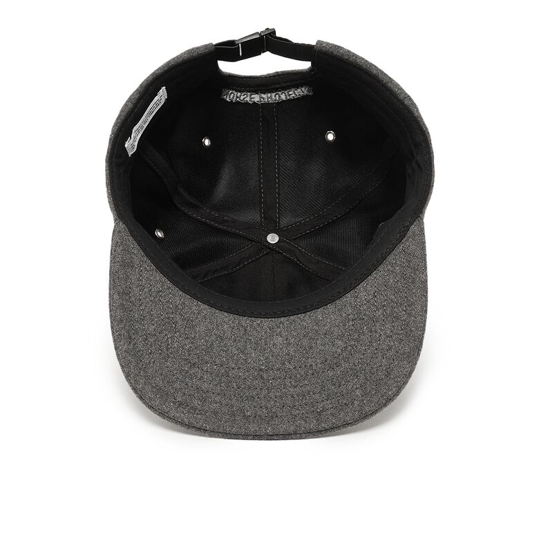 Norse Projects Wool Sports Cap charcoal melange