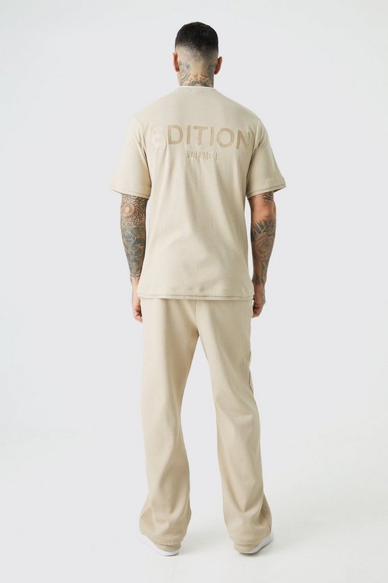 Tall geripptes Edition T-Shirt