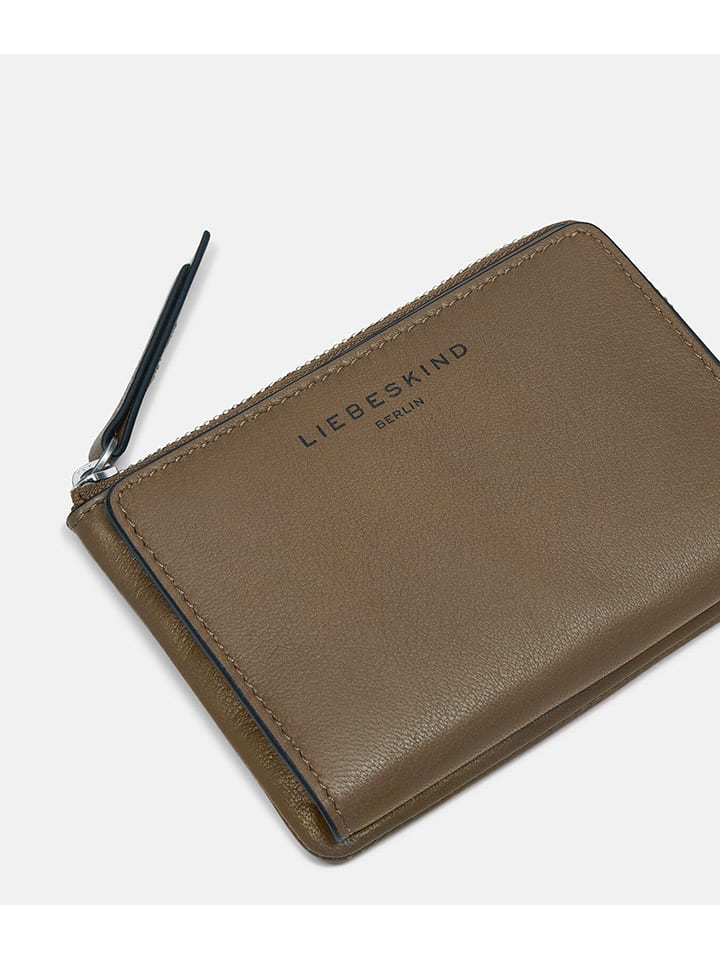 LIEBESKIND BERLIN Leder-Geldbörse in Braun - (B)18 x (H)12 x (T)4 cm günstig kaufen onesize