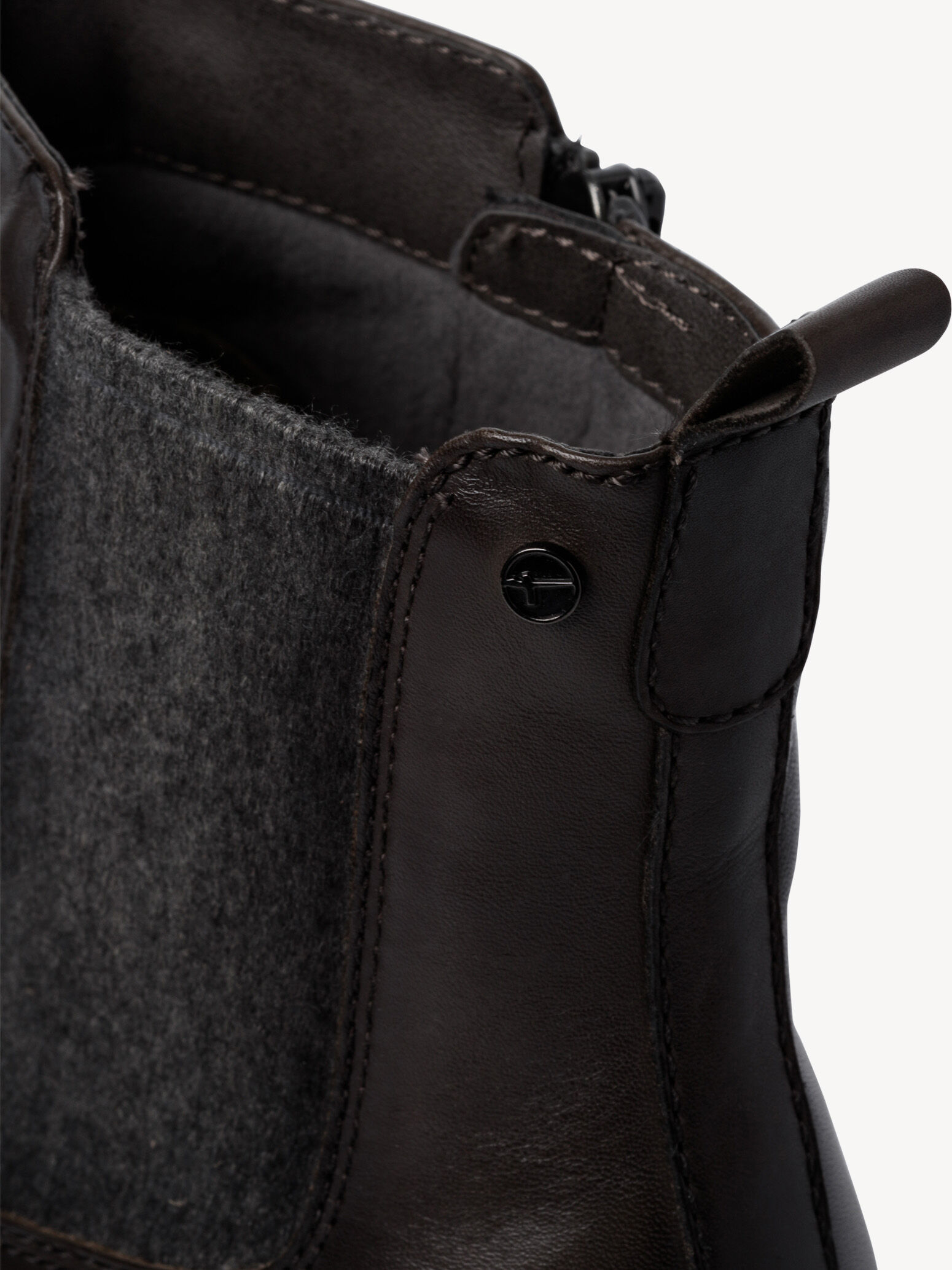 Bottine Chelsea en cuir - vert