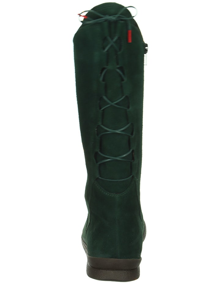 Think! Leder-Stiefel in Grün günstig kaufen
