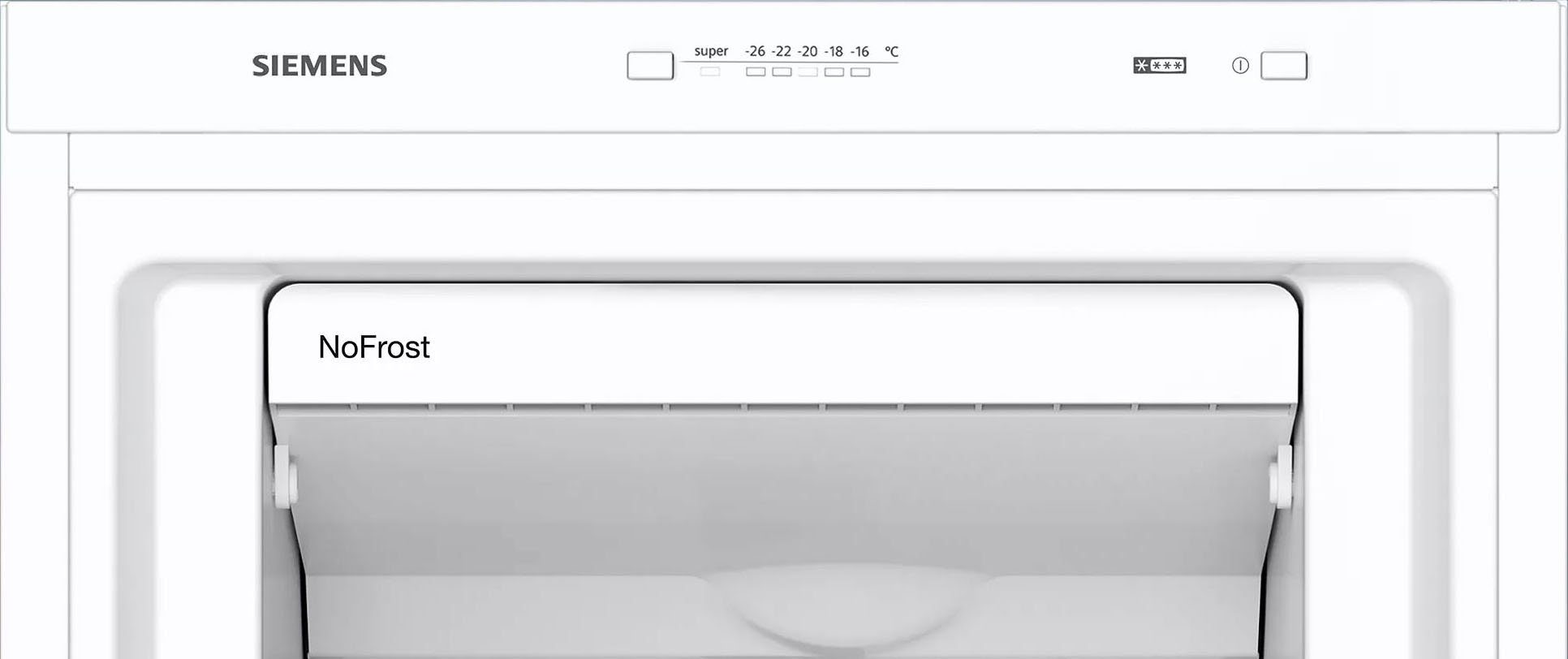 SIEMENS Gefrierschrank iQ300 GS36NVWFP, 186 cm hoch, 60 cm breit
