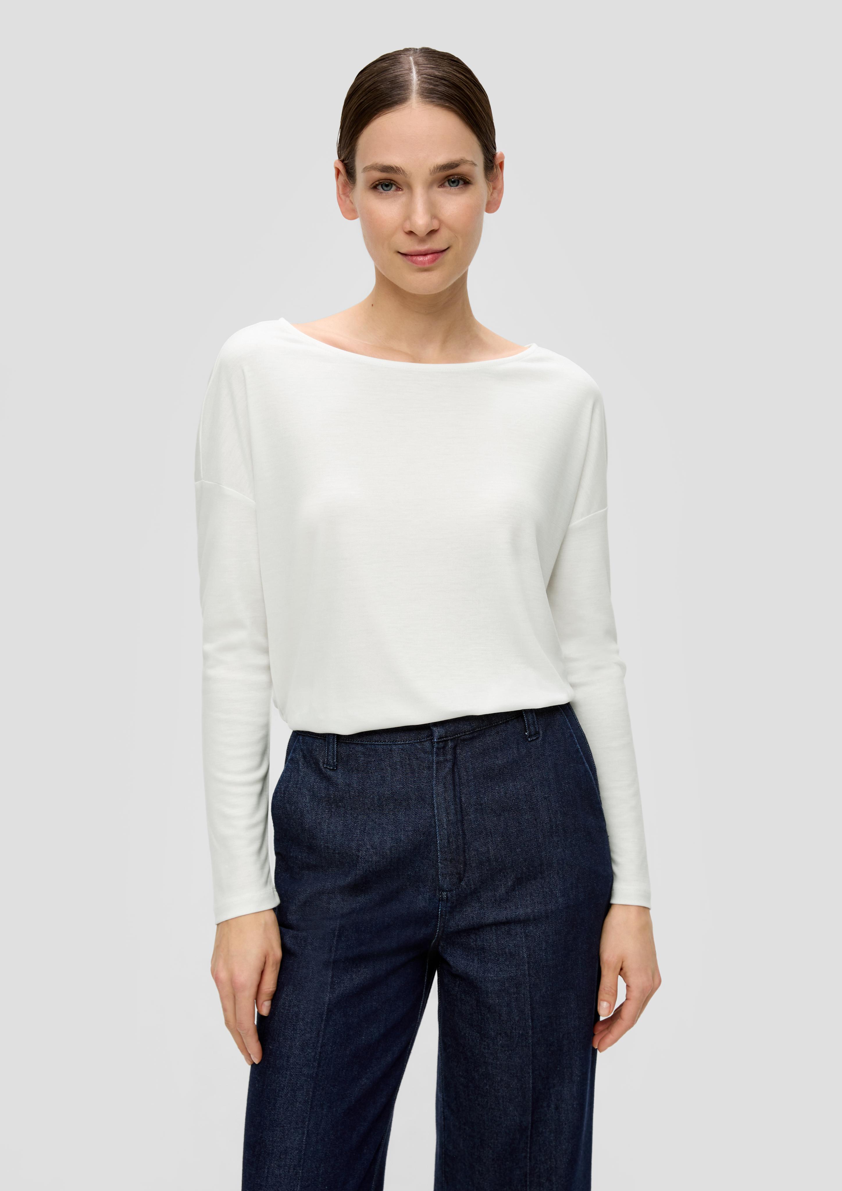 Langarmshirt mit überschnittenen Schultern  2146006-0200