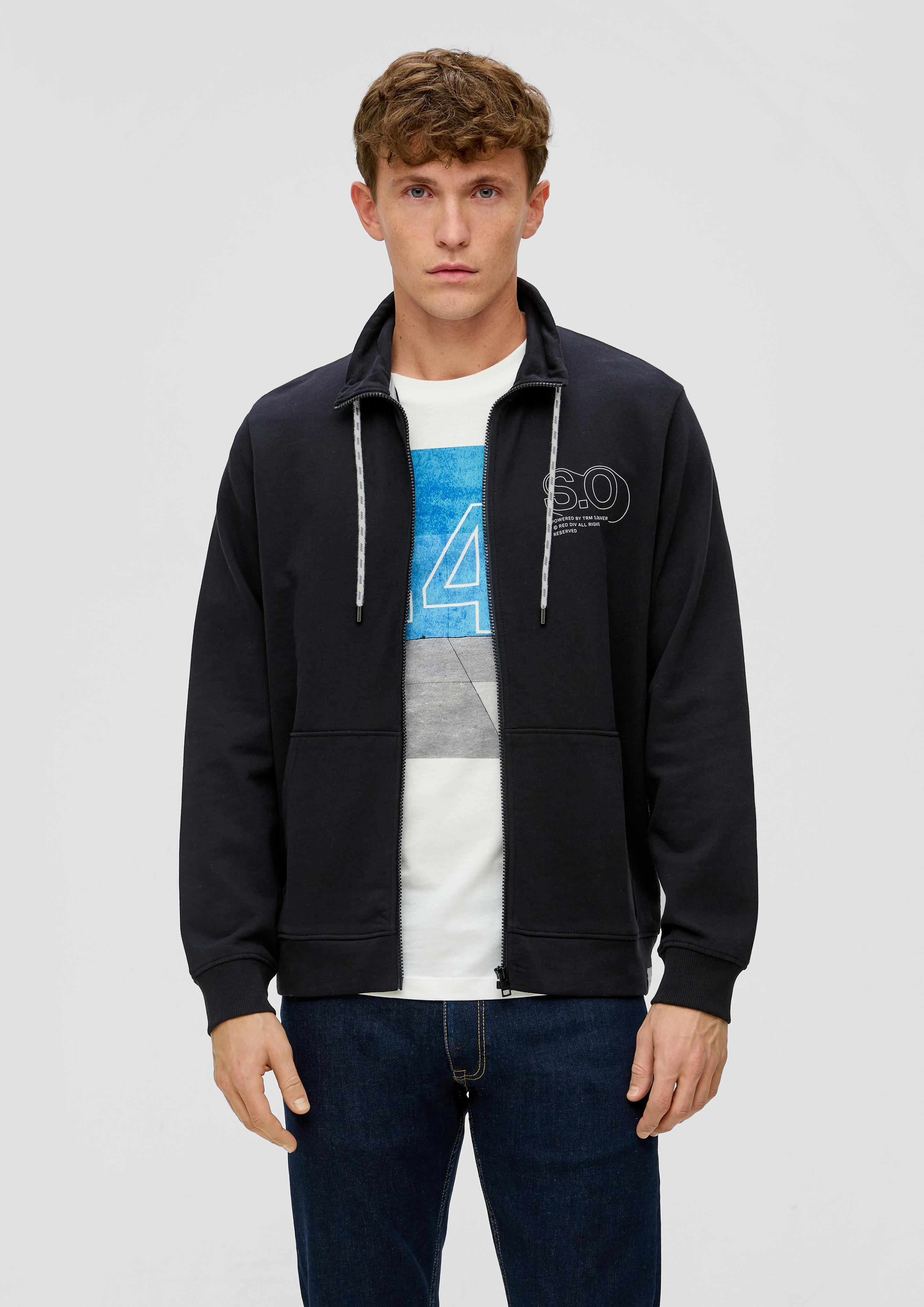 Sweatjacke mit hohem Stehkragen  2146005-99D1