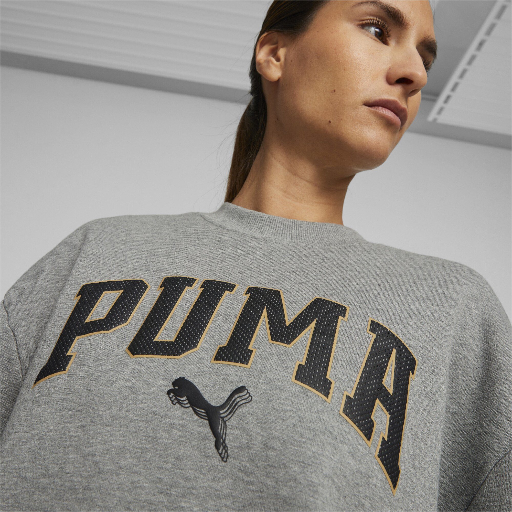 PUMA Trainingspullover Gold Standard Basketball Sweatshirt Damen