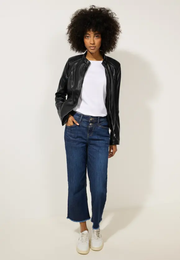 Street One Jacke in Lederoptik