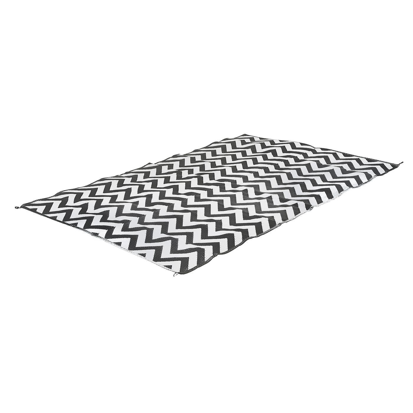 Bo-Camp Wave 270 x 200 cm schwarz weiße Chill-Matte
