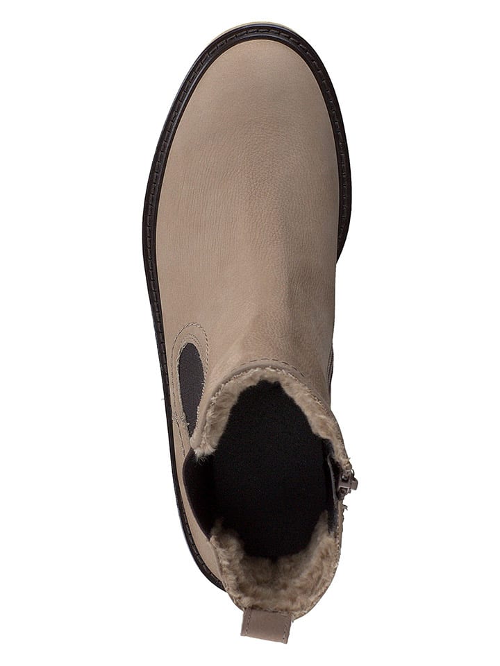 Paul Green Leder-Chelsea-Boots in Hellbraun günstig kaufen