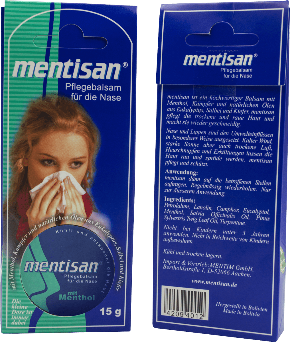 Pflegebalsam für die Nase mit Menthol, 15 g