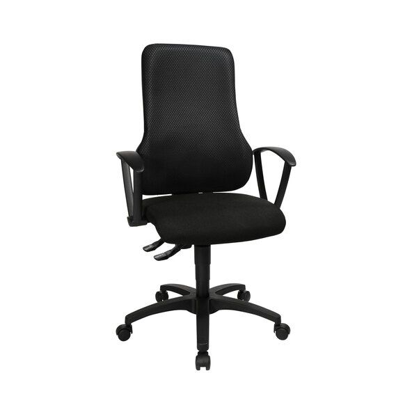 Wellnessbürodrehstuhl mit Armlehnen