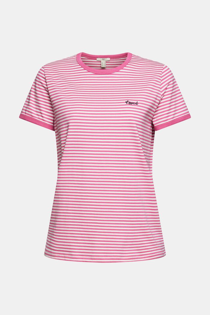 T-Shirt mit Streifen aus Bio-Baumwolle