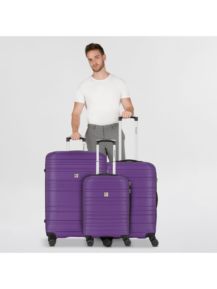 Check.In Paradise 4 Rollen Kofferset 3-teilig in aubergine günstig kaufen onesize