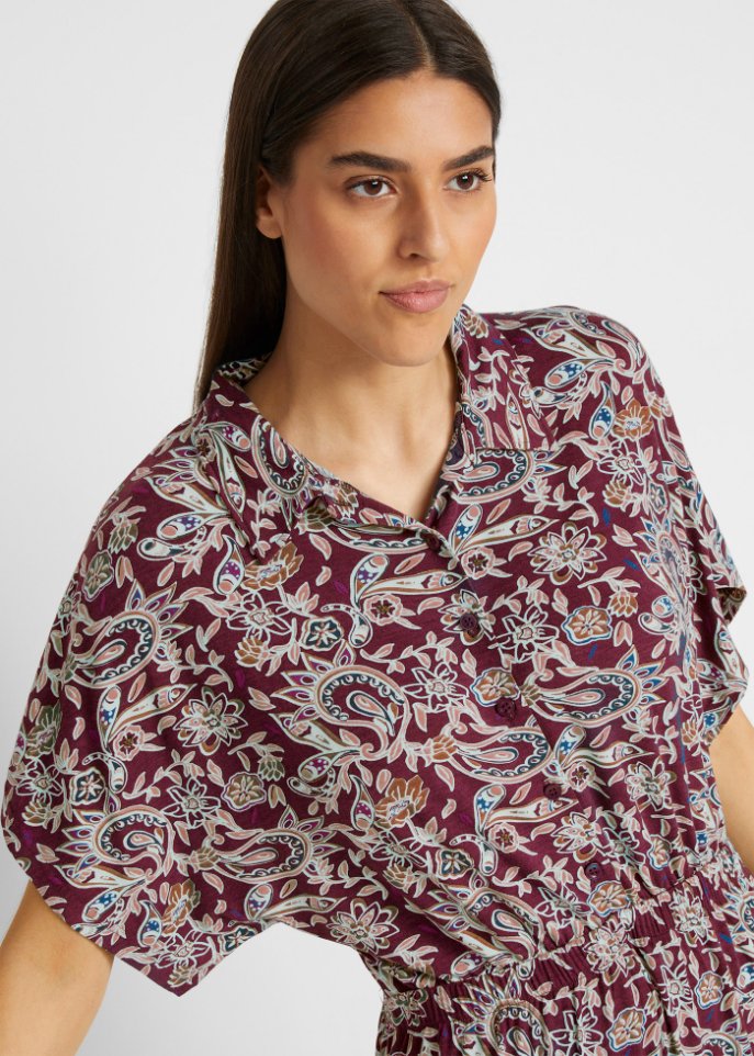Jerseykleid in Midilänge