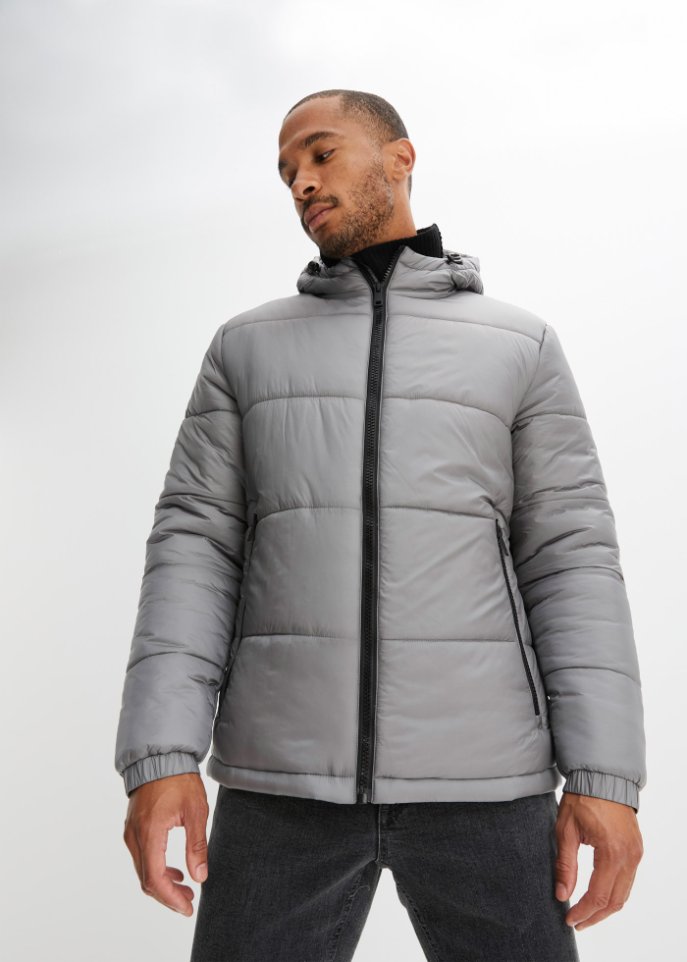 Steppjacke mit Kapuze