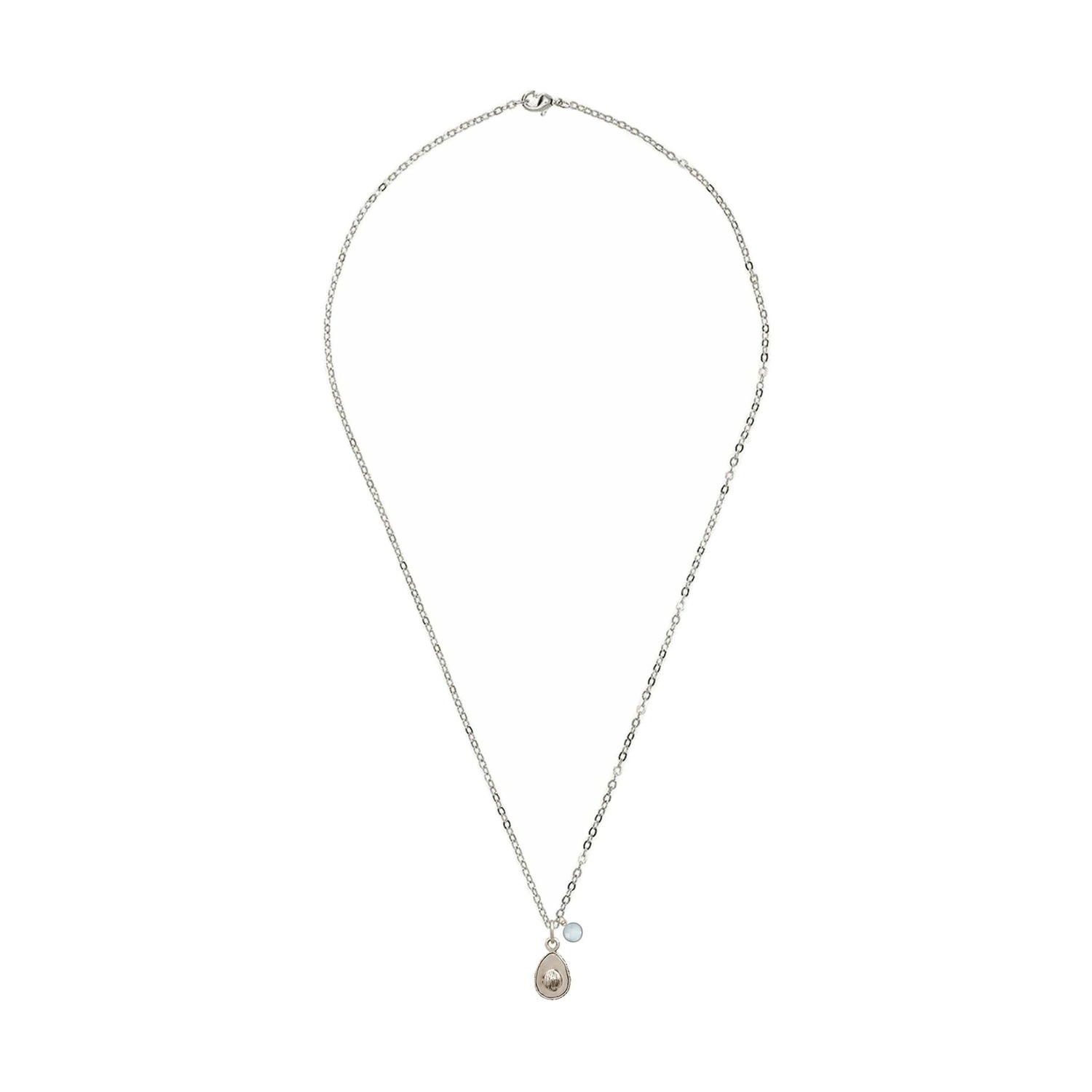 Kette mit Anhänger 'Avocado Superfood Chalcedon'