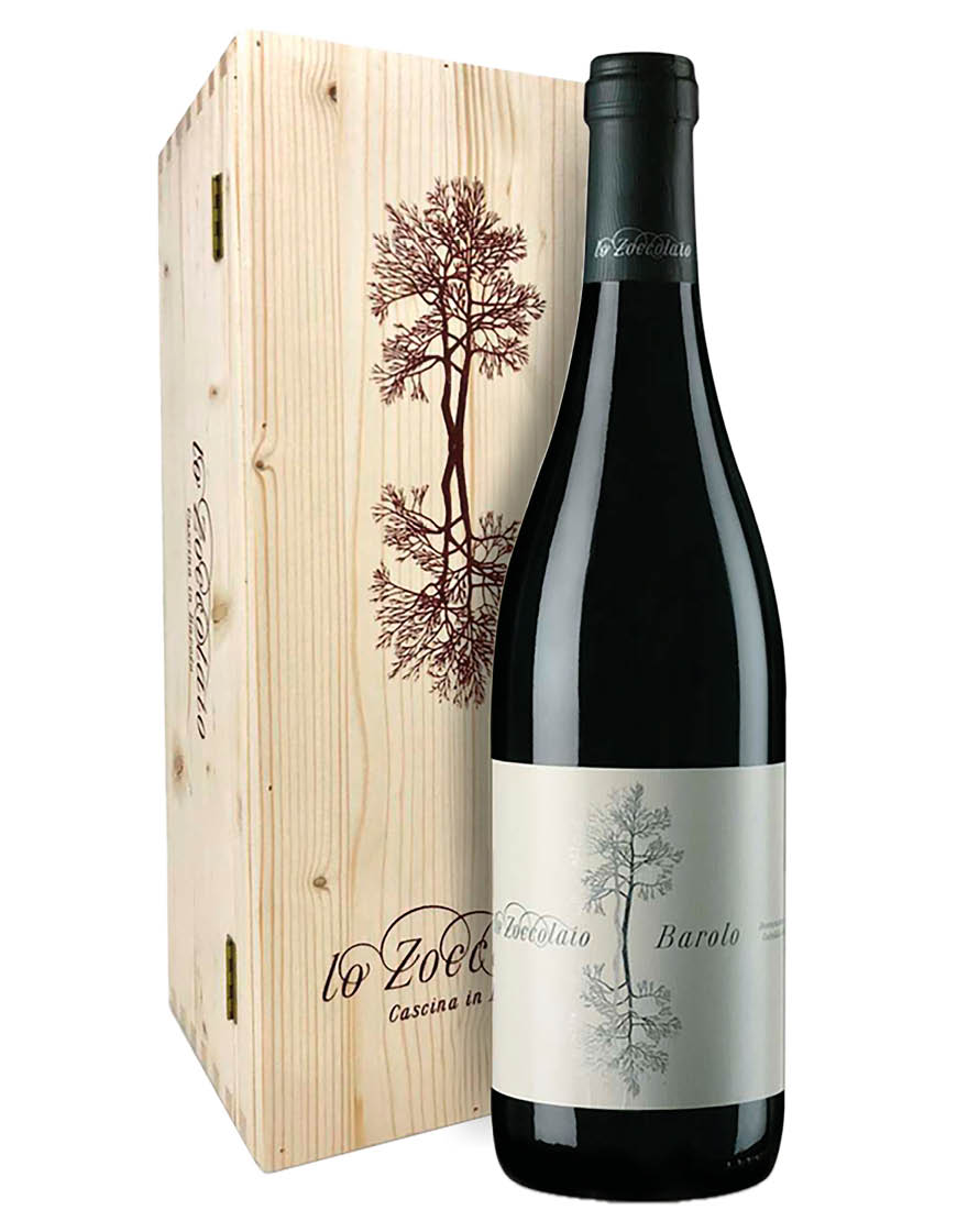 Barolo DOCG 2018 Lo Zoccolaio 0,75 ℓ, Caisse bois