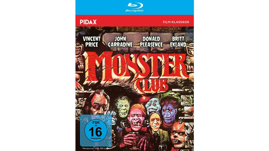 Monster Club - Remastered Edition / Schwarzhumoriger Gruselfilm mit Starbesetzung (Pidax Film-Klassiker)
