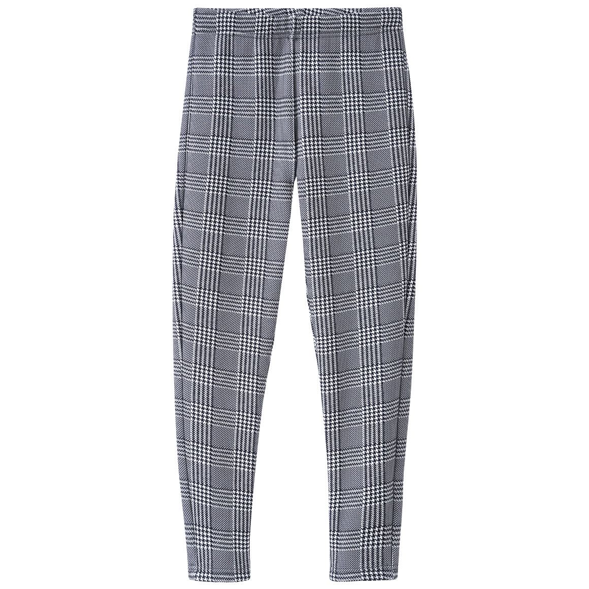 Mädchen Thermo-Leggings mit Hahnentrittmuster