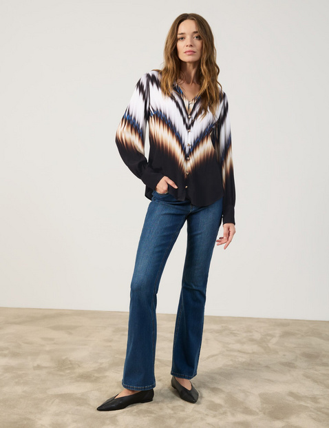 Bluse mit ausgefallenem Print
