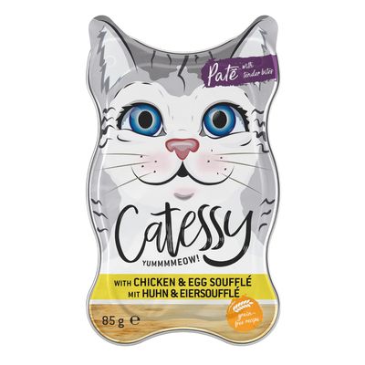 Mixpack Catessy Schälchen Paté mit Kalb, Huhn und MSC Kabeljau