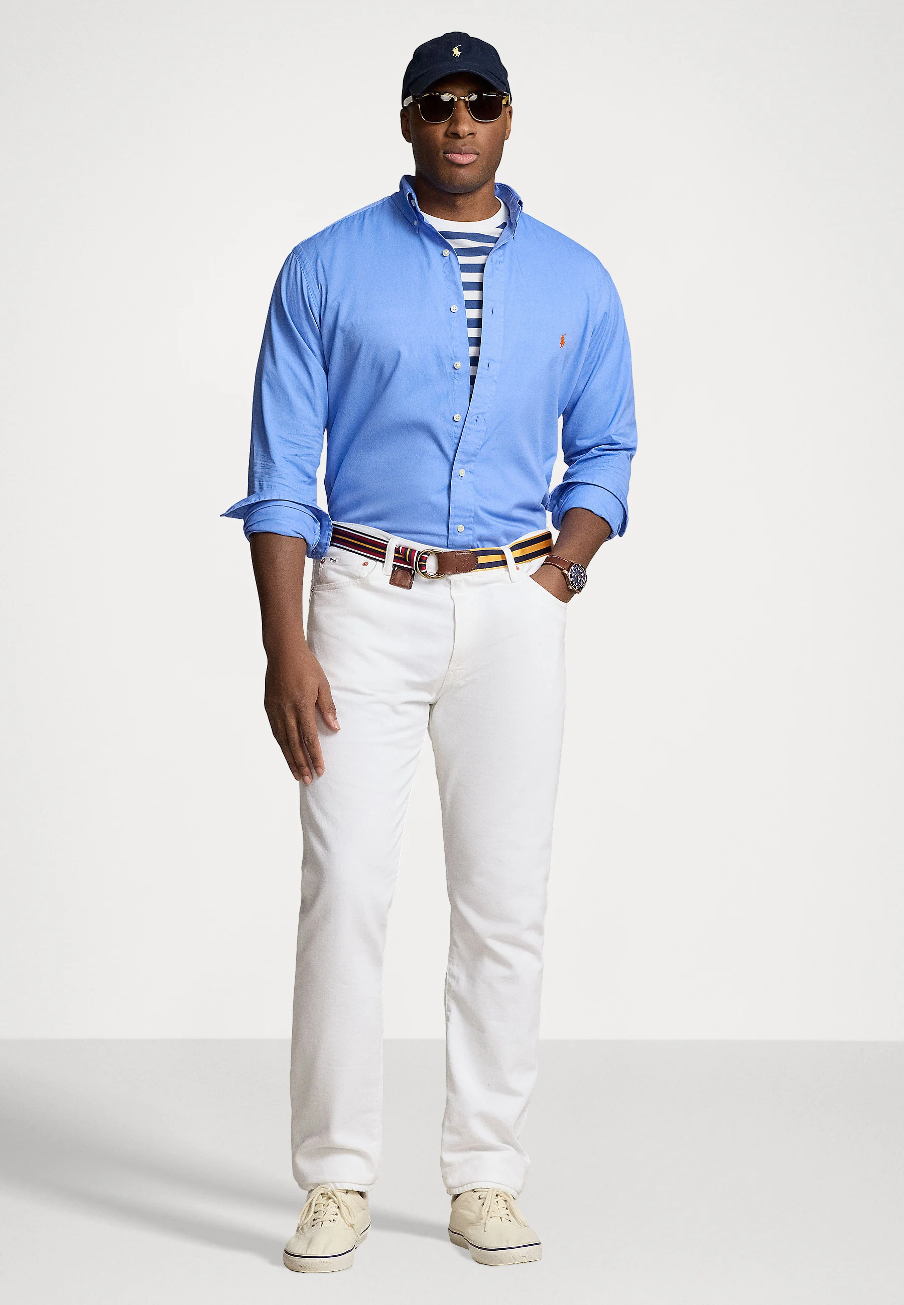 Camisa deportiva de manga larga Polo Ralph Lauren Big & Tall