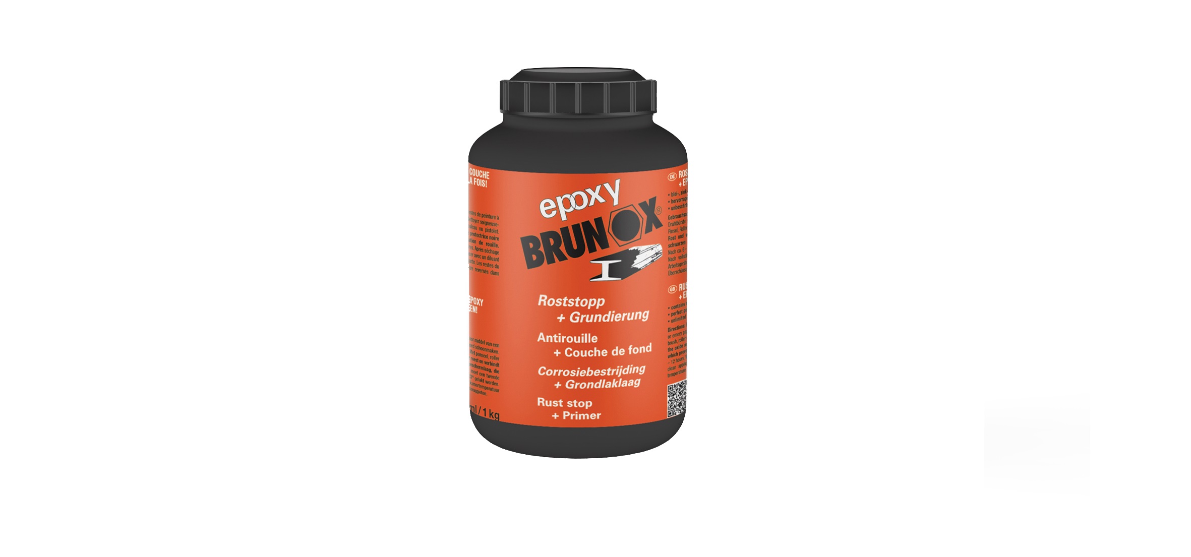 BRUNOX® EPOXY® Rostsanierer und Grundierer auf Epoxybasis, 1 Liter - ATU
