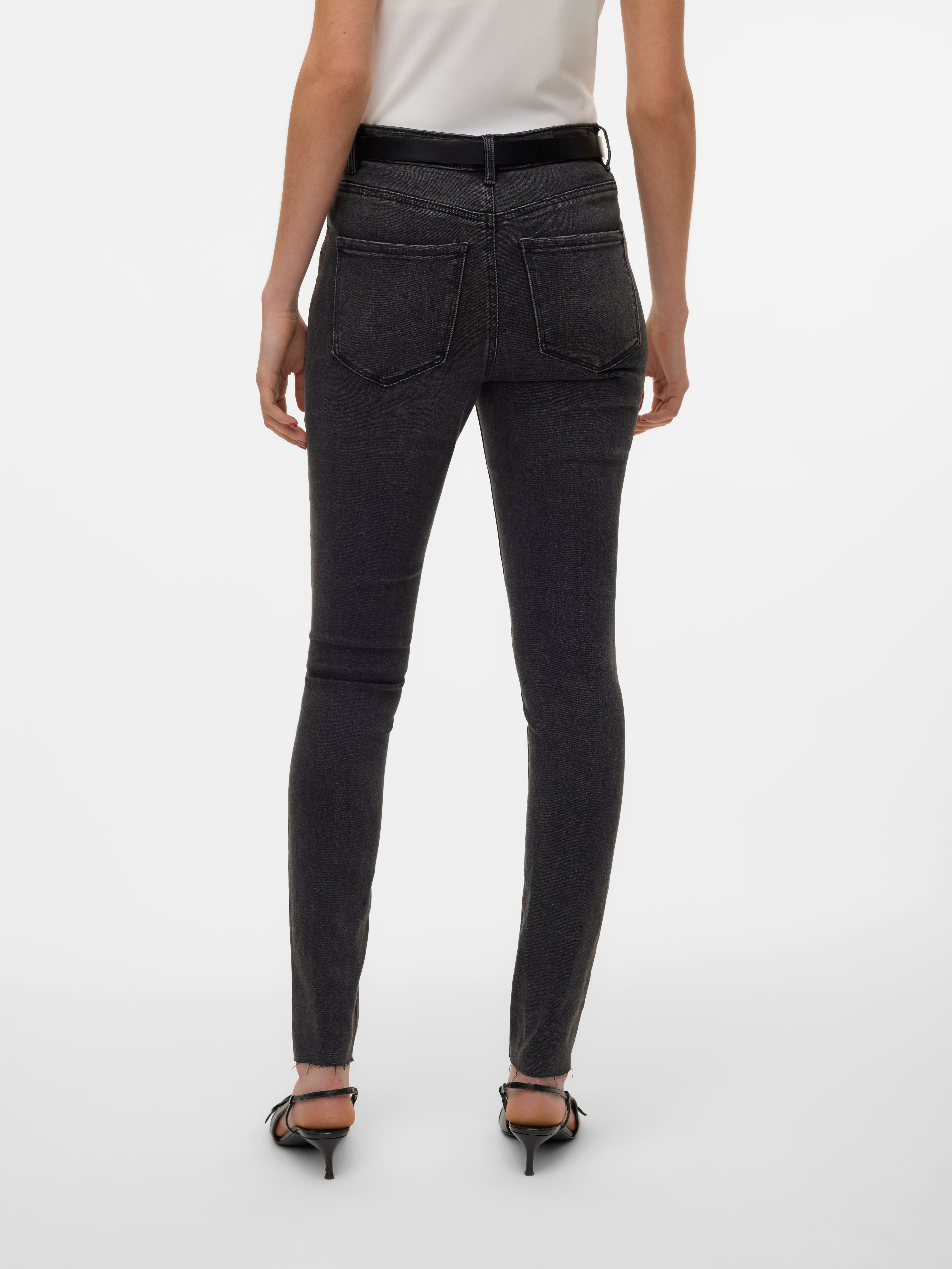 VMSOPHIA Hohe Taille Slim Fit Jeans
