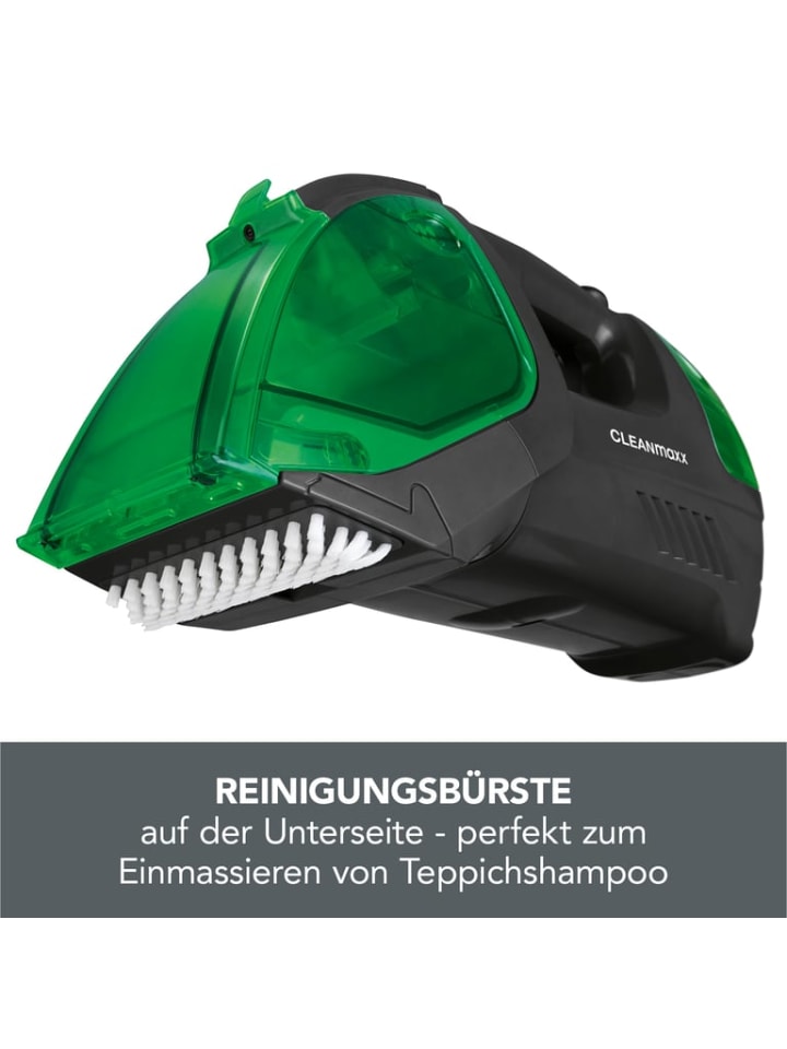 CLEANmaxx CLEANmaxx Polster- & Teppichreiniger kabellos 3in1 - anthrazit/grün günstig kaufen onesize