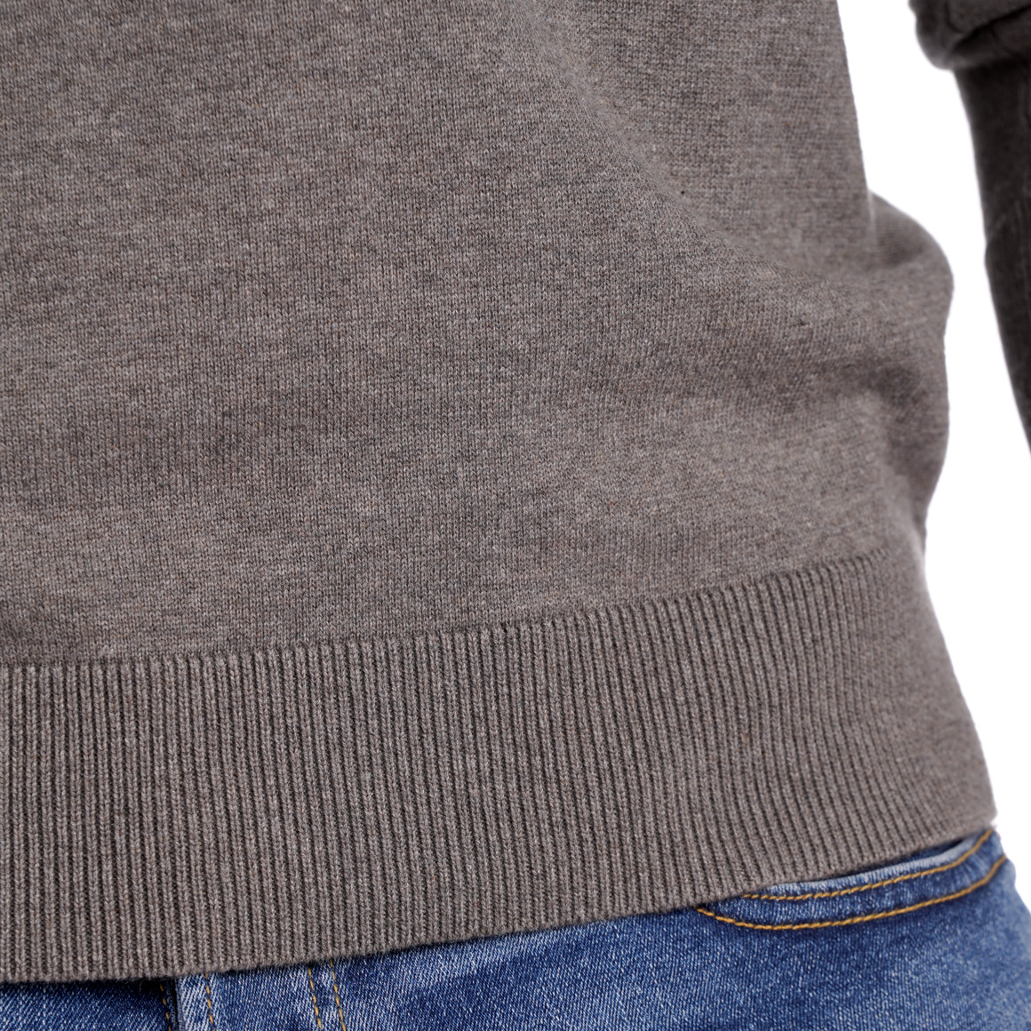 Herren Feinstrickpullover mit V-Ausschnitt