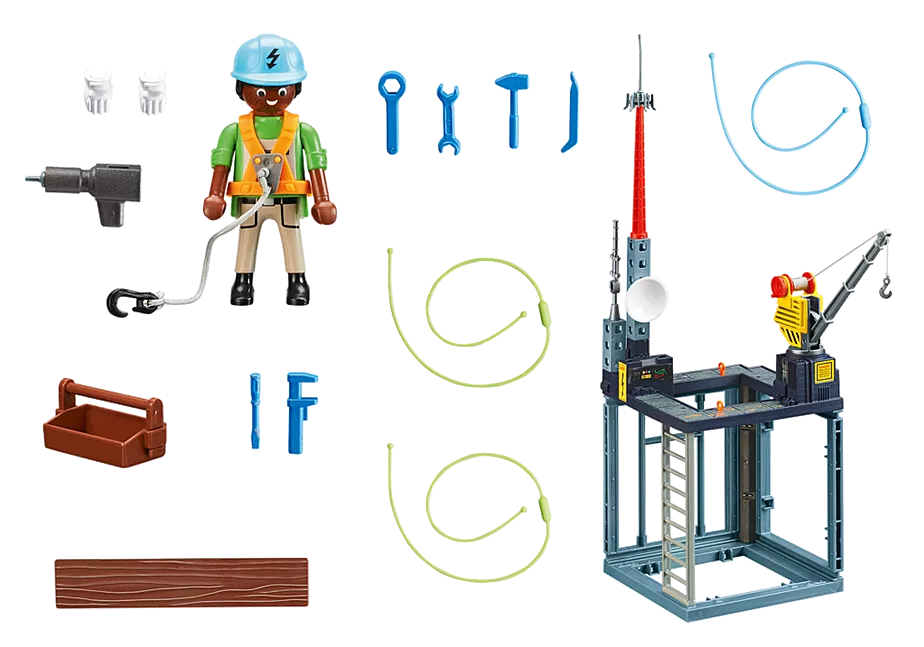Starter Pack Baustelle mit Seilwinde